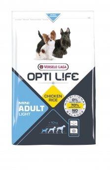 Opti Life Adult Light Mini Hundefutter 2,5 kg