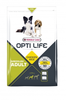 Opti Life Adult Medium Hundefutter 2,5 kg