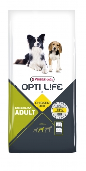 Opti Life Adult Medium Hundefutter 12,5 kg