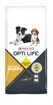Opti Life Puppy Medium Hundefutter 12,5 kg