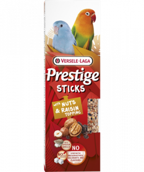 Versele-Laga Sticks Kleine Papageien Nüsse & Rosinen 2 Stück 60 g