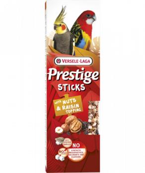 Versele-Laga Sticks Großsittiche Nüsse & Rosinen 2 Stück 60 g