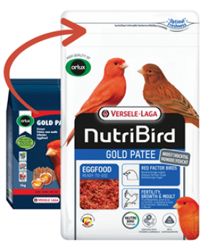 Orlux Nutribird Gold Patee Rot Umstellung