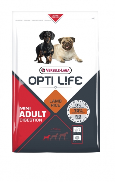 Opti Life Adult Digestion Mini Hundefutter 2,5 kg