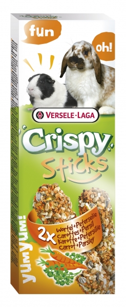 Versele-Laga Sticks Kaninchen-Meerschweinchen Karotte 2 Stück 110 g