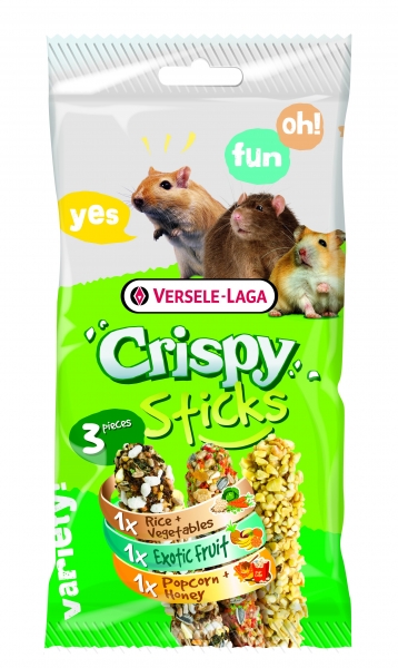 Versele-Laga Crispy Sticks Triple Variety Pack Allesfresser 160 g