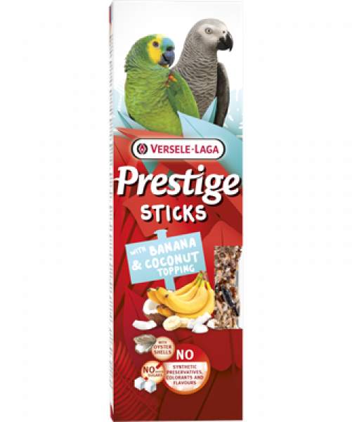 Versele-Laga Sticks Papageien Banane & Kokos 2 Stück 60 g