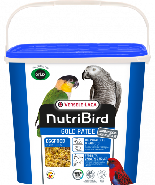 Nutribird Gold Patee für Großsittiche und Papageien 5 kg