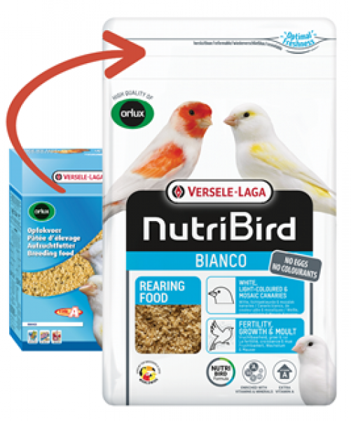 Versele-Laga Nutribird Aufzuchtfutter Bianco Umstellung