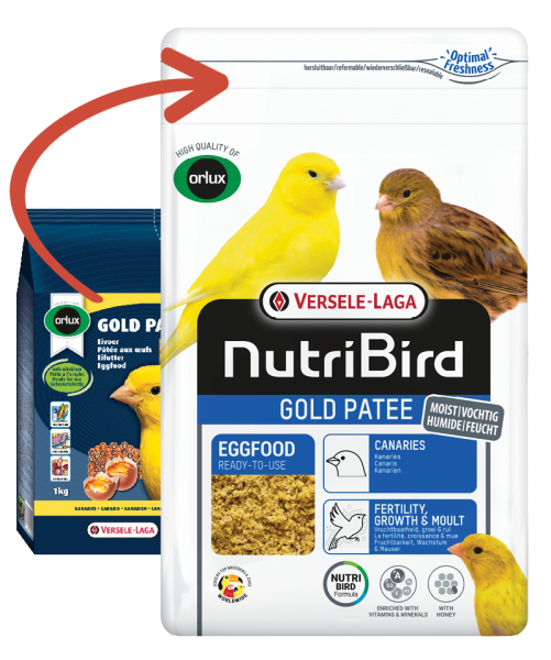 Versele-Laga Nutribird Gold Patee für Kanarien Umstellung